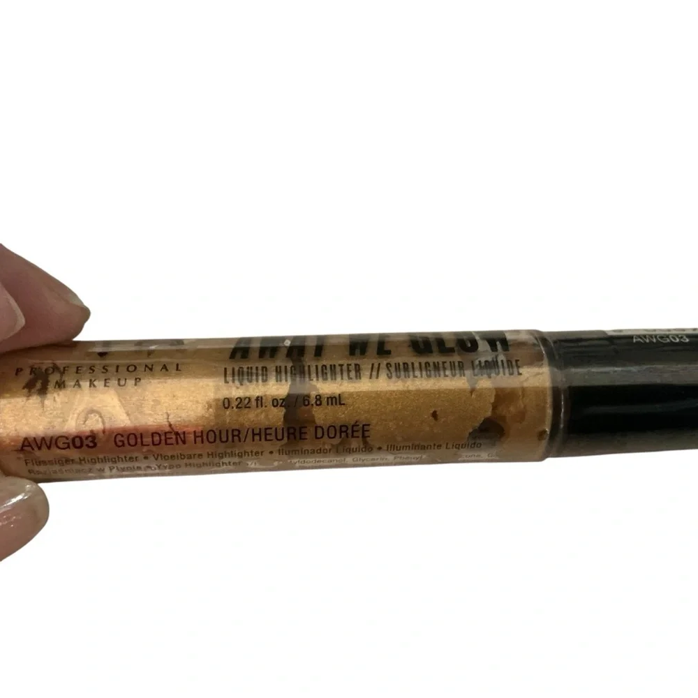 NYX professional makeup away we glow liquid highlighter ,Golden hour,0.22 oz